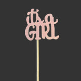 It's A Girl Cake Pick